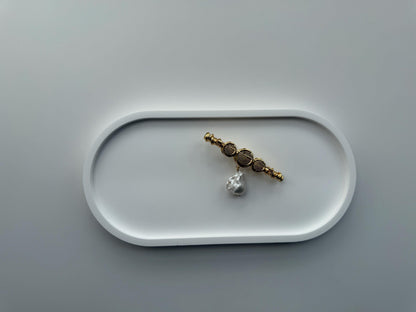 Additional view of baroque pearl brooch by Le Jardin Perles
