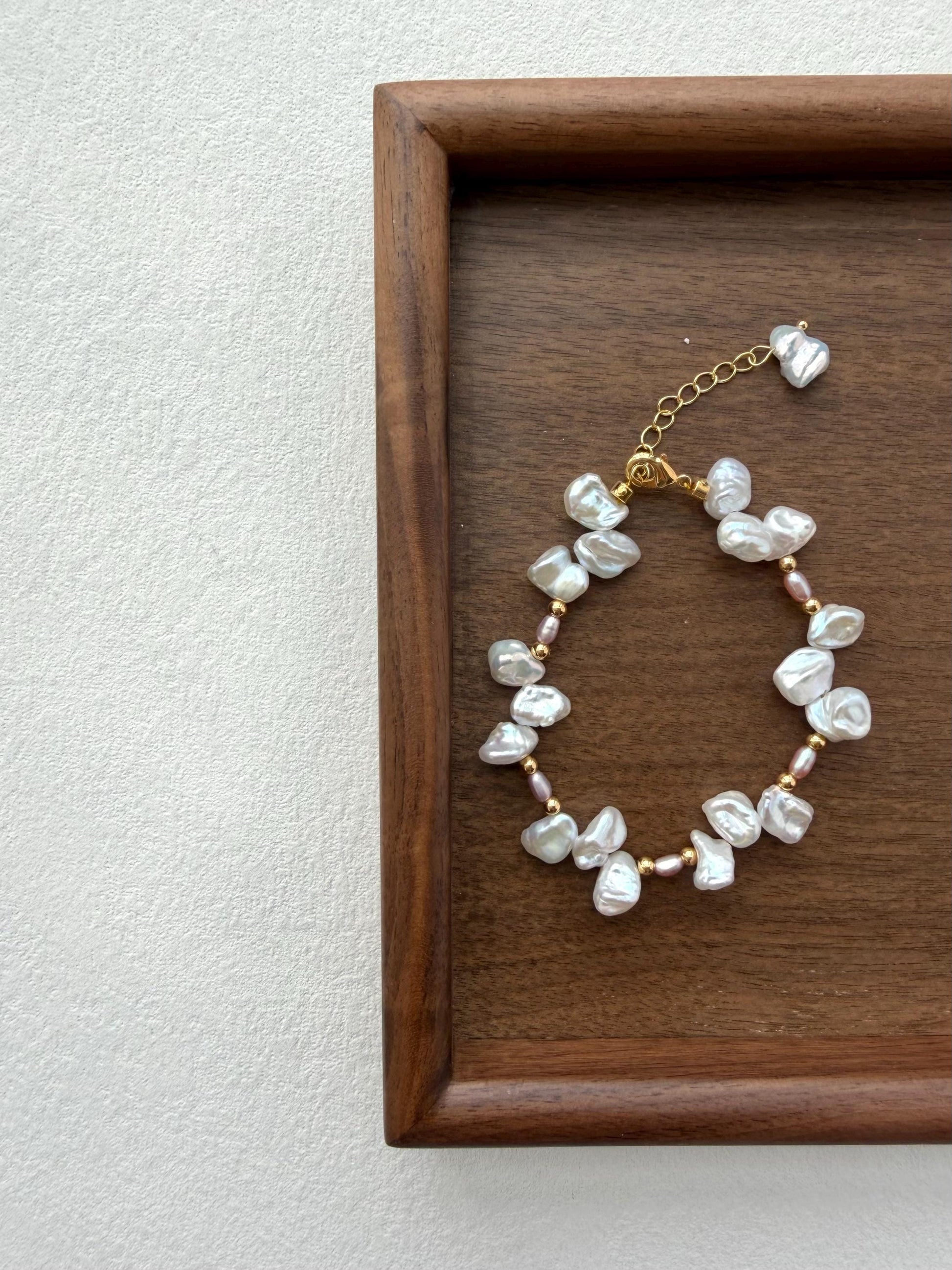 Baroque Pearl Bracelet by Le Jardin Perles
