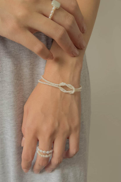 Delicate Freshwater Pearl Bracelet by Le Jardin Perles