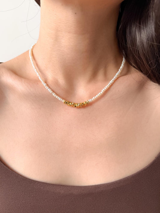 Baroque Freshwater Pearl Necklace by Le Jardin Perles