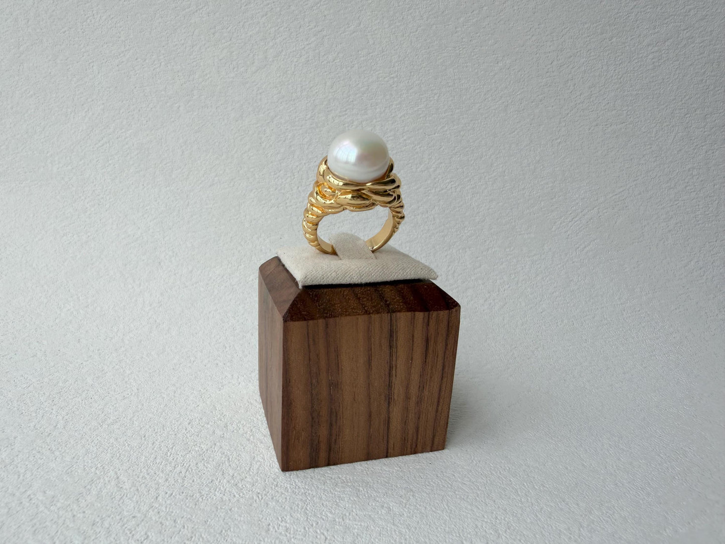 Statement Freshwater Pearl Ring by Le Jardin Perles
